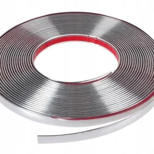 LISTWA OZDOBNA CHROM CHROMOWANA 6X2MM 8M DO ZABEZPIECZANIA LUB OZDABIANIA Najlepsza cena